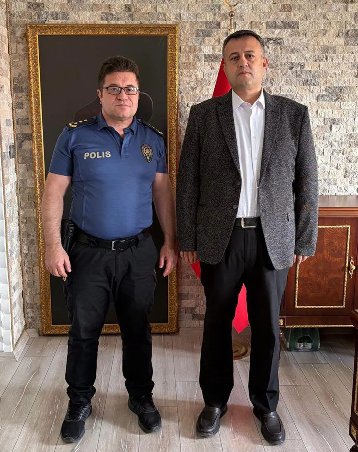 AK Parti Beypazarı İlçe Başkanı Etili’den İlçe Emniyet Müdürü Tufan'a ziyaret