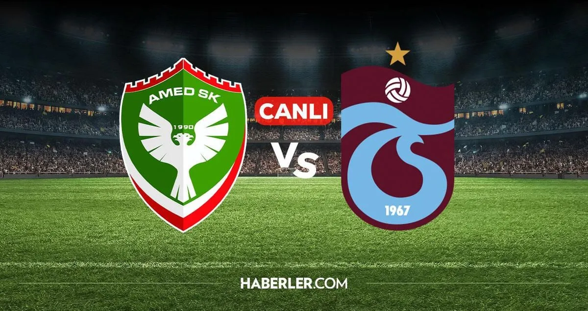 Amedspor Trabzonspor CANLI izle! Amedspor Trabzonspor maçı hangi kanalda, nereden izlenir?
