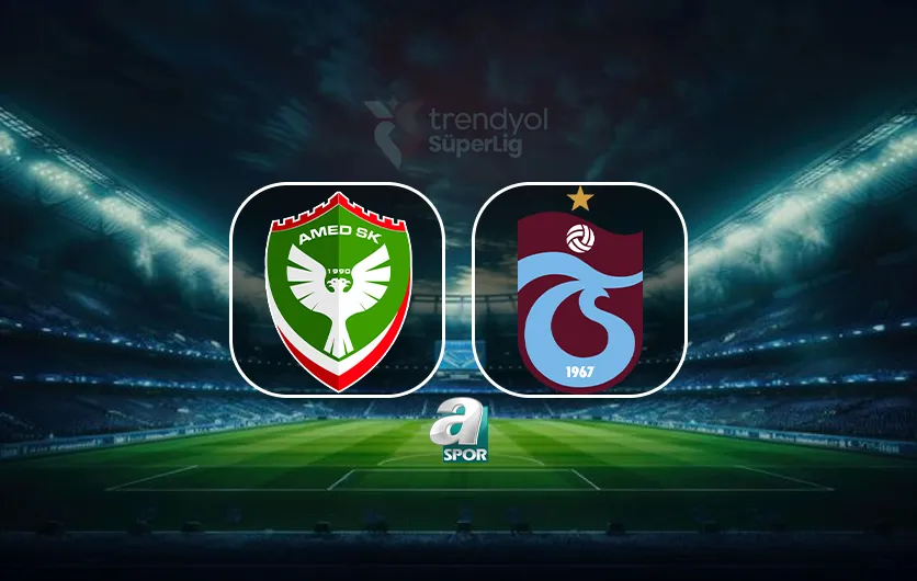Amedspor - Trabzonspor maçı saat kaçta, hangi kanalda?