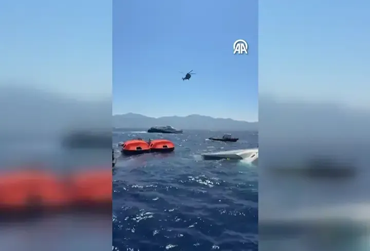Batan geminin yolcuları böyle kurtarıldı