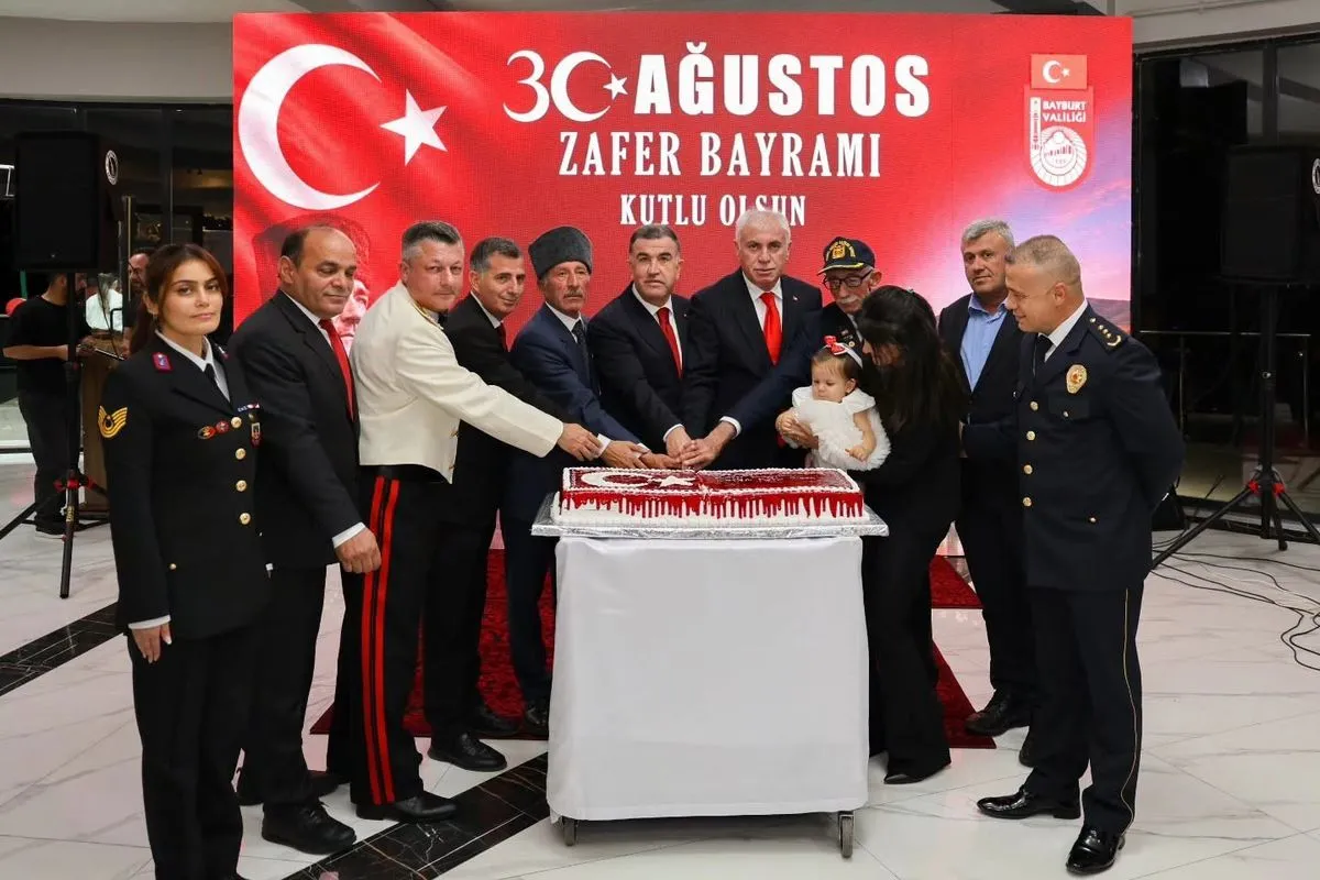 Bayburt'ta 30 Ağustos Zafer Bayramı Resepsiyonu Düzenlendi
