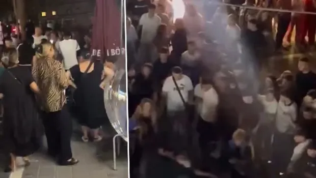 Beyoğlu’nda rapçi Poizi’nin konserinde tekmeli yumruklu kavga: Polis müdahale etti