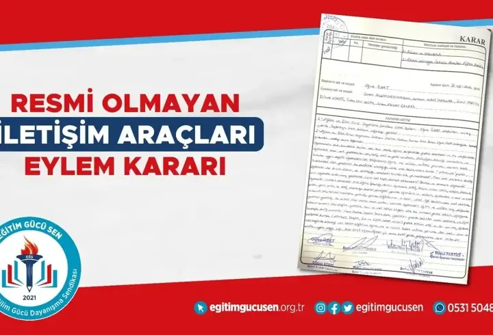 Eğitim Gücü Sen’den eylem kararı