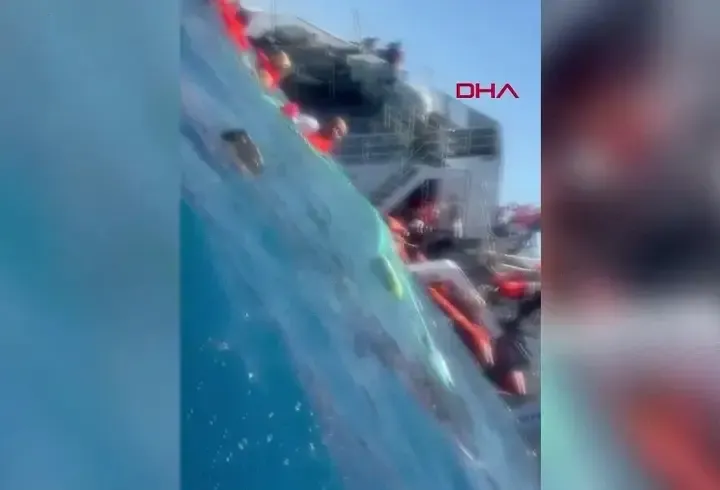 Gemi faciasının yeni görüntüleri ortaya çıktı: Can pazarı kamerada!