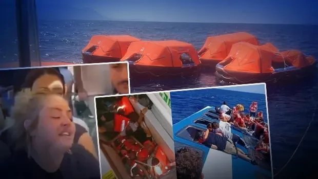 Girne açıklarında tekne faciası! Geminin yan yattığına dair yeni görüntüler ortaya çıktı | Annenin feryadı yürekleri dağladı: 'Yüzü gözümün önünden gitmiyor'