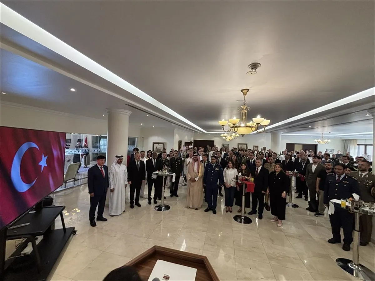 Katar'da Zafer Bayramı Resepsiyonu