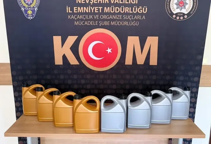 Nevşehir’de kaçakçılık operasyonu: 5 gözaltı