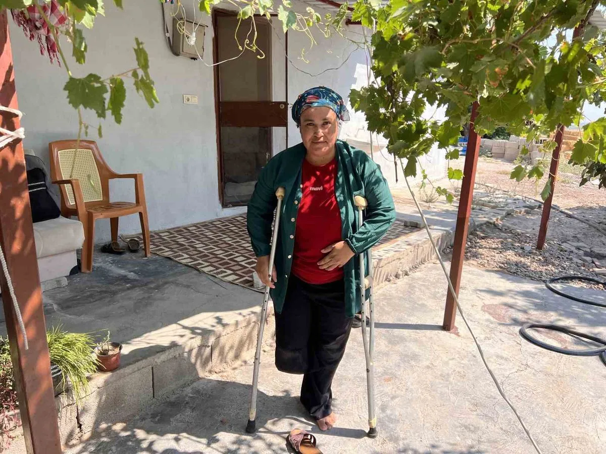 Pamuk Fabrikasında Bacağını Kaybeden Kadın Protez İstiyor