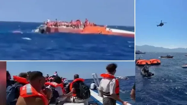 Son dakika... KKTC açıklarında yolcu gemisi battı: Can kayıpları var