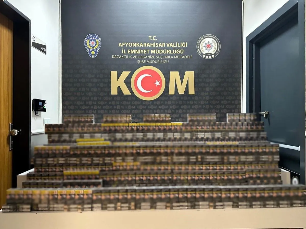 Sultandağı'nda Kaçak Sigara Operasyonu