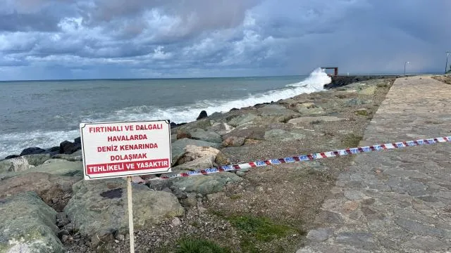 Trabzon'da denize girmek yarın yasak