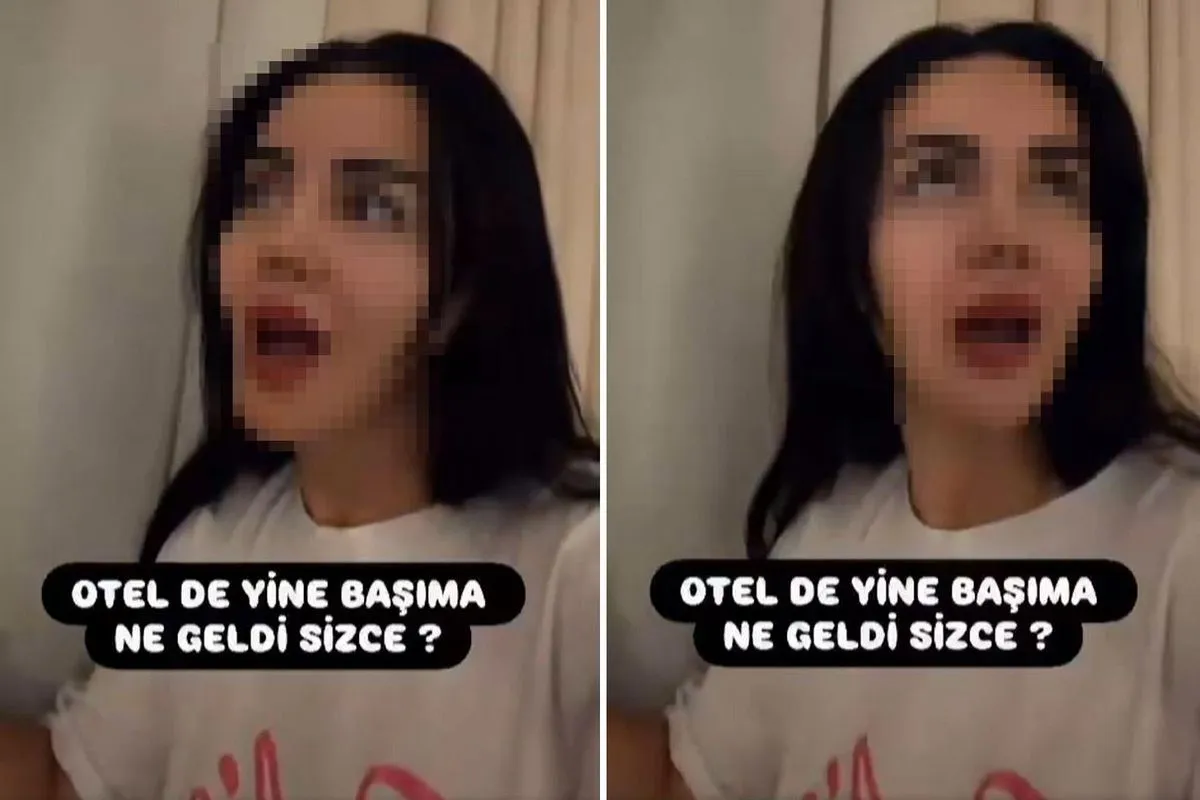 Yer: Gaziantep! Yan odadan gelen sesleri kayda alıp paylaştı