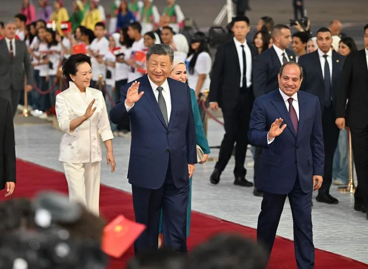 Albüm: Çin Cumhurbaşkanı Xi, devlet ziyareti için Mısır'da
