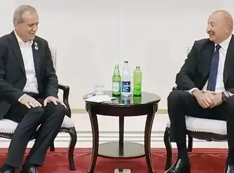 Aliyev ile Pezeşkiyan arasında dikkat çeken diyalog! 'Nerenin suyudur'