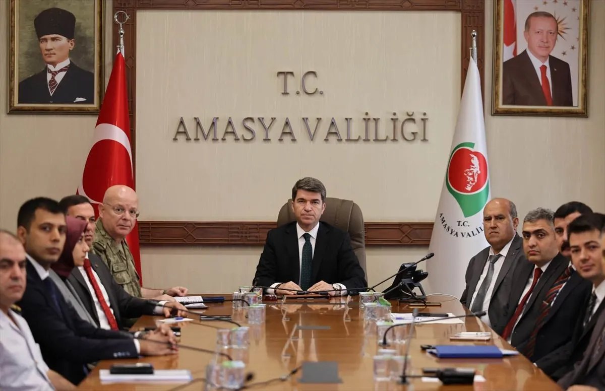 Amasya'da Güvenlik ve Asayiş Toplantısı