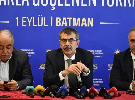 Bakan Yusuf Tekin'den Batman'da çağrı: Bu sorunu ilanihaye çözelim