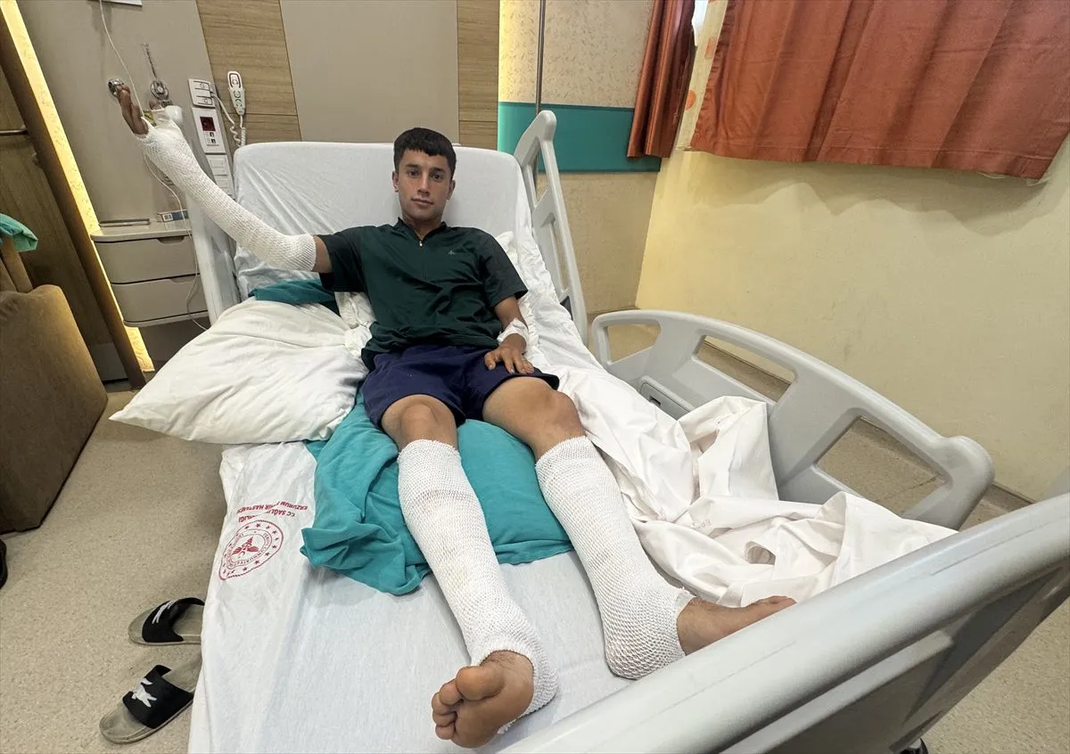 Balata spreyi genci yaktı: 2. ve 3. derece yanıklar