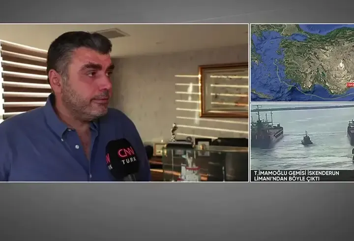 Batan geminin sahibi CNN TÜRK'te