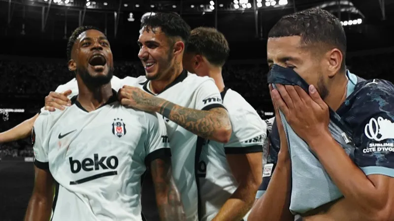 Beşiktaş fark attı, Marsilya'yı yerden yere vurdular. "Bozgun, çöküş, kabus"