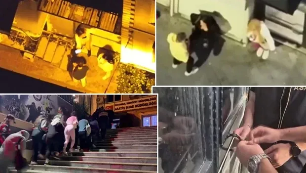 Beyoğlu'nda fuhuş pazarlığı dronla tespit edildi