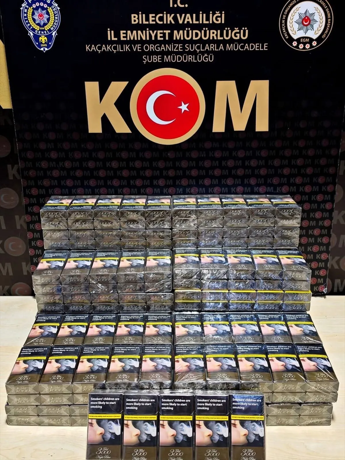 Bilecik'te Kaçak Sigara Operasyonu: 290 Paket Ele Geçirildi