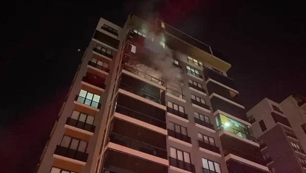 Bursa'da korkutan yangın: Mahsur kalan 19 kişi kurtarıldı