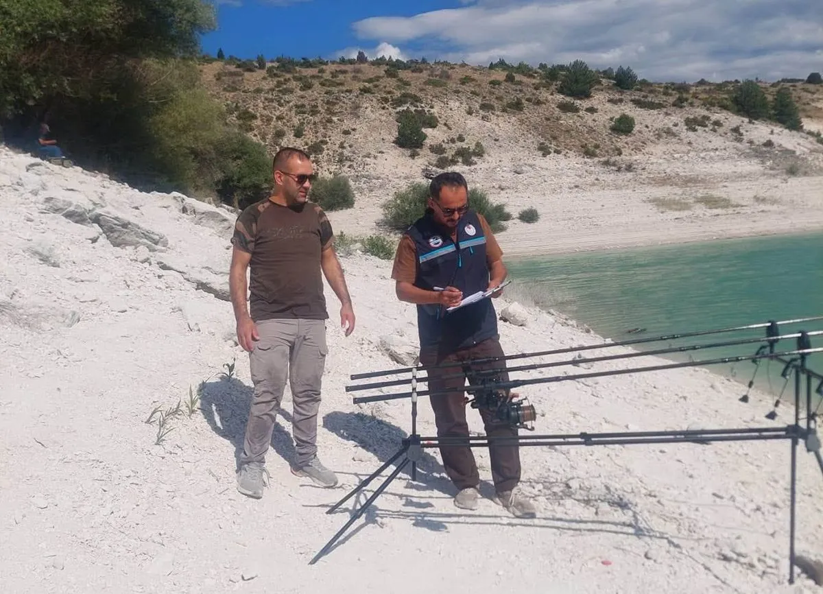 Çavdarhisar Barajı'nda Su Ürünleri ve Avcılık Denetimi