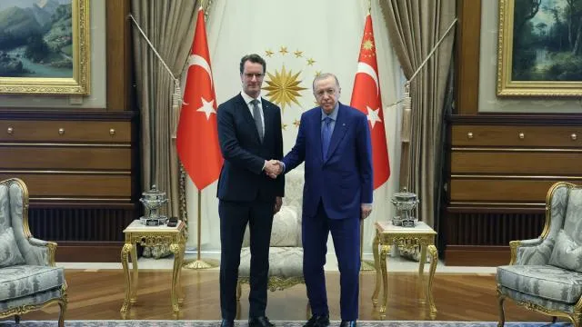 Cumhurbaşkanı Erdoğan, Almanya'nın Kuzey RenVestfalya Eyaleti Başbakanı Wüst'ü kabul etti