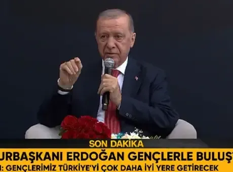Cumhurbaşkanı Erdoğan Samsun'da gençlerle buluştu