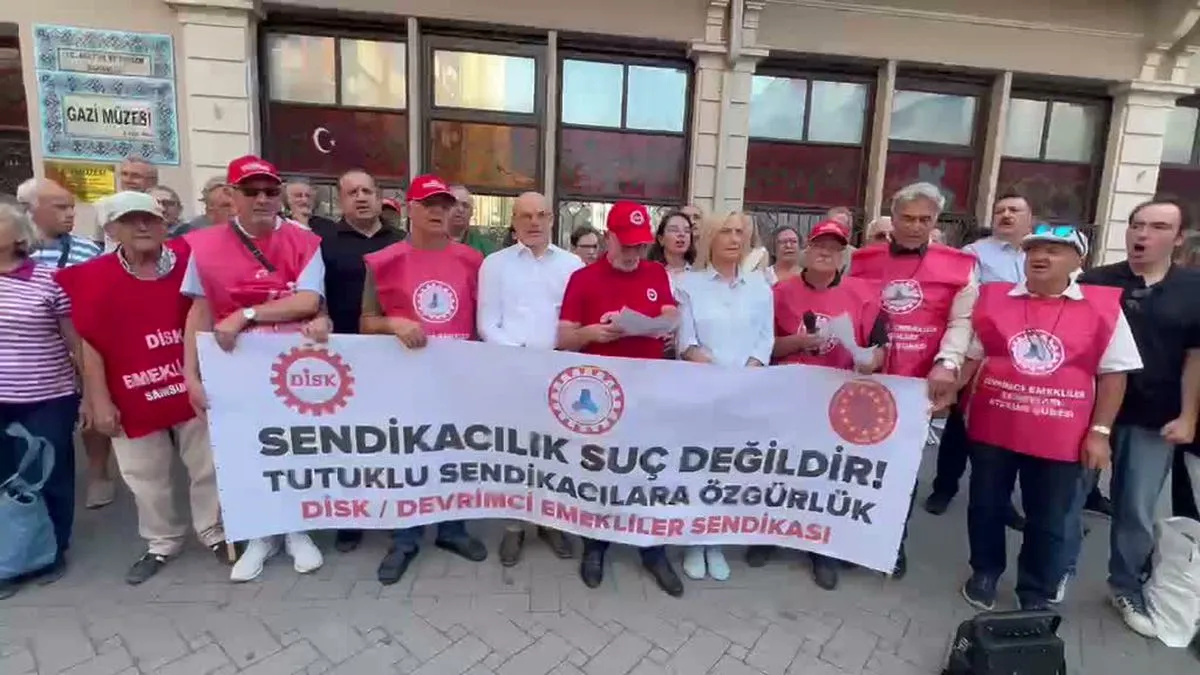 Emeklilerden Maden-İş Tutuklamalarına Protesto