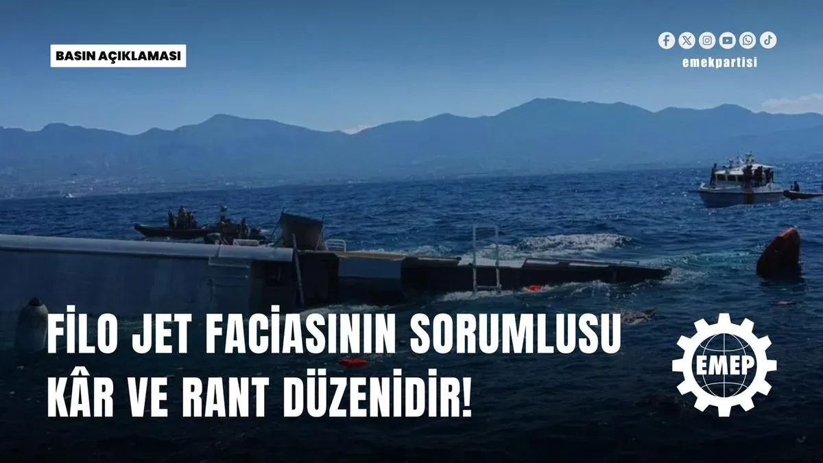 EMEP Lideri Aslan: İnsan Yaşamı Sermayenin Karından Değerlidir