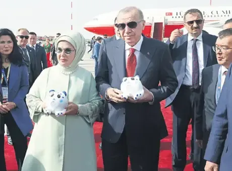 Erdoğan ŞİÖ zirvesi için Bişkek’te