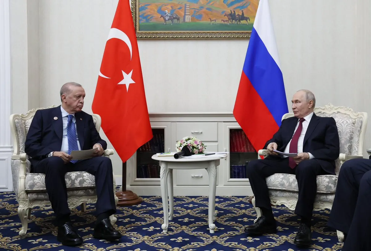 Erdoğan ve Putin Bişkek'te Bir Araya Geldi