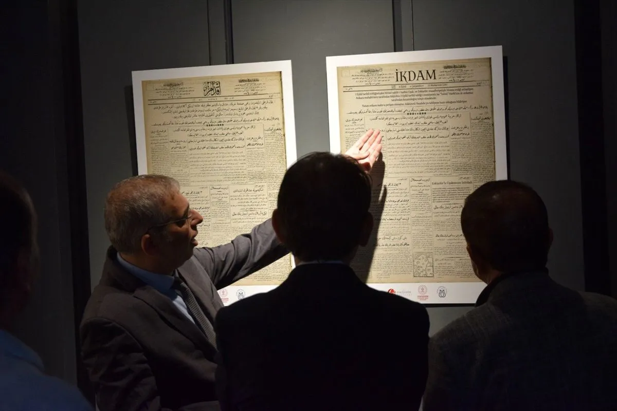 Eskişehir'de "1922 Osmanlı Gazetelerinde Eskişehir" sergisi açıldı