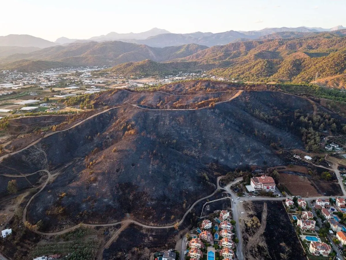 Fethiye'deki yangının izleri: Yüzyılın acısı