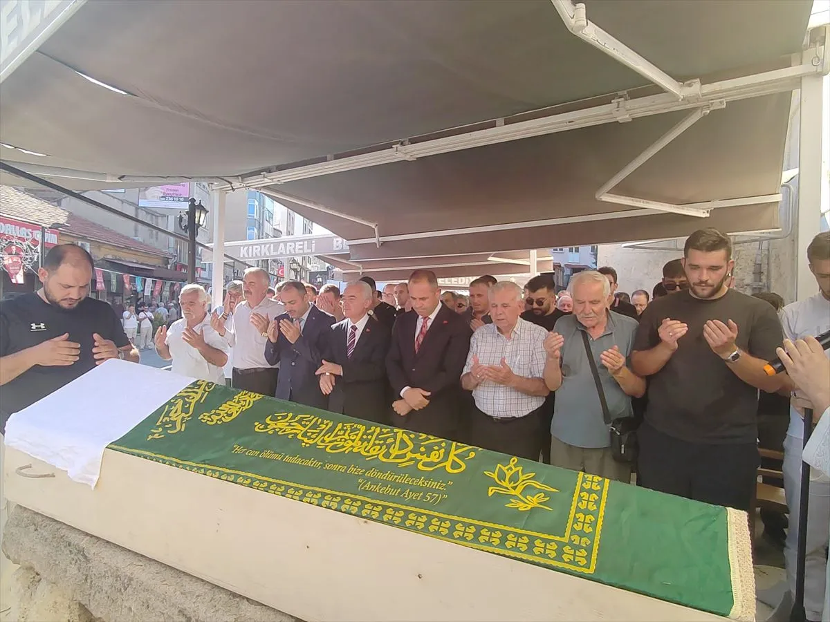Görme Engelli Dernek Temsilcisi Cenazesi Kırklareli'nde Uğurlandı
