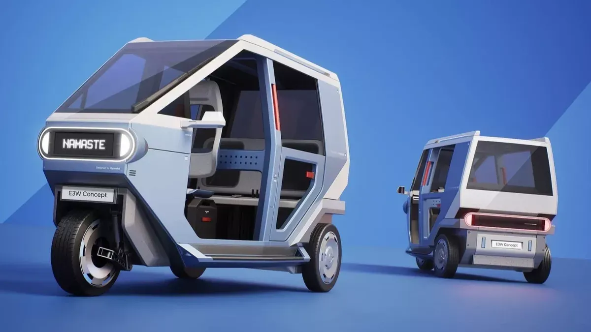 Hyundai'den Üç Tekerlekli Elektrikli Ticari Araç Hamlesi