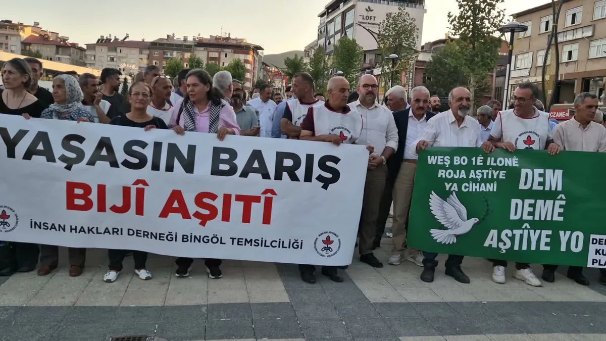 İHD'den 1 Eylül Dünya Barış Günü'nde 'Terörsüz Türkiye' sürecine tam destek: 'Kalıcı barış için hukuki adımlar şart'