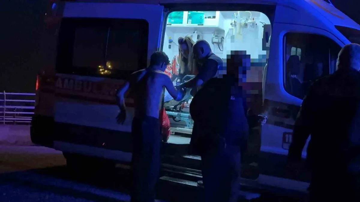 Kayseri'nin Kocasinan ilçesinde ağabey-kardeş kavgasında 2 kişi bıçakla yaralandı
