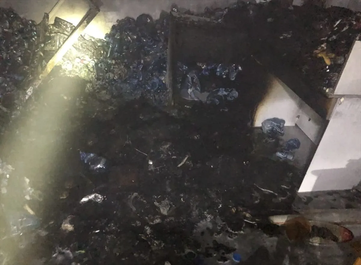 Kırklareli'nde Bodrum Katında Yangın: Mahsur Kalanlar Kurtarıldı