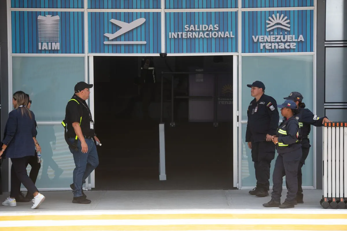 Maiquetia Havalimanı Geçici Terminallerle Yeniden Ticari Uçuşlara Başladı