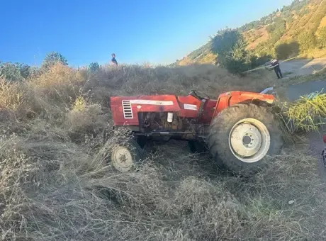 Manisa’da feci kaza! Devrilen traktörün altında kaldı
