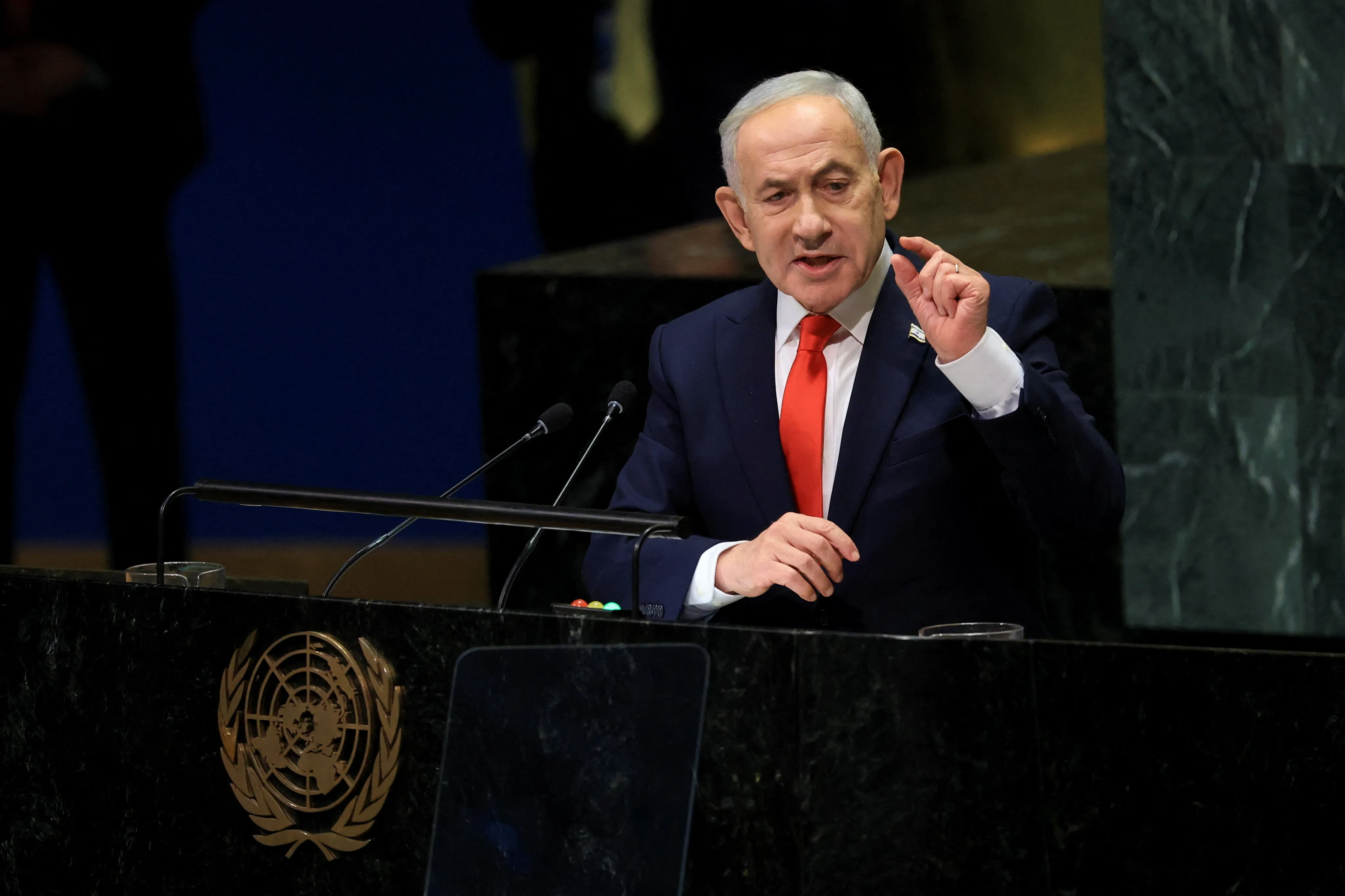 Netanyahu BM Genel Kurulu'nda boş salona konuştu