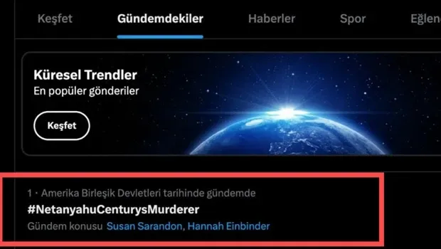 Netanyahu’ya tepki sanal medyada dünya gündemine taşındı