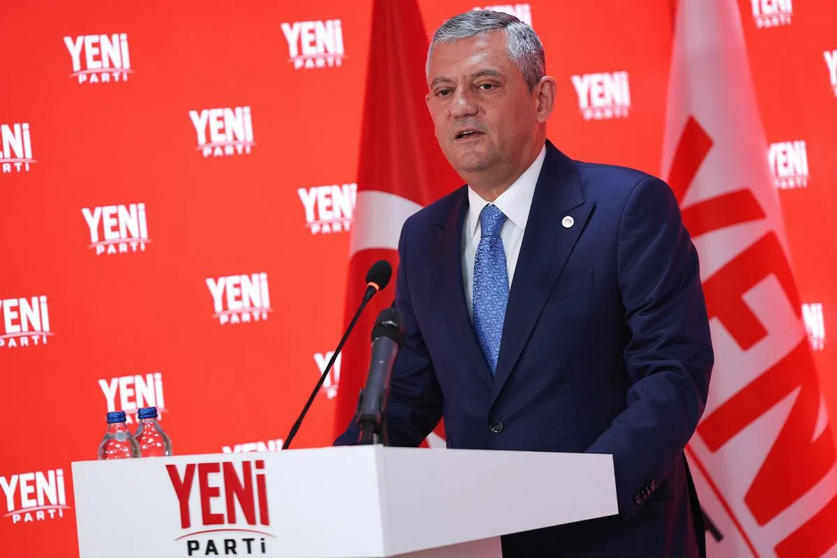 Özgür Özel, Yeni Parti'nin millete verdiği 7 sözü açıkladı