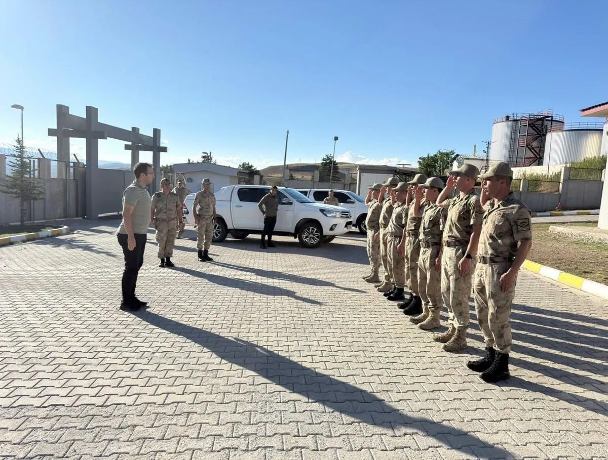 Refahiye Kaymakamı Çavuşköy Jandarma Karakolunu Ziyaret Etti