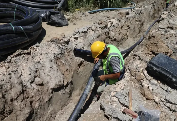 Samandağ’da içme suyu projesinde sona gelindi