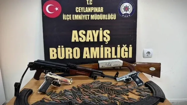 Şanlıurfa'da silah kaçakçılığı operasyonu: 16 gözaltı