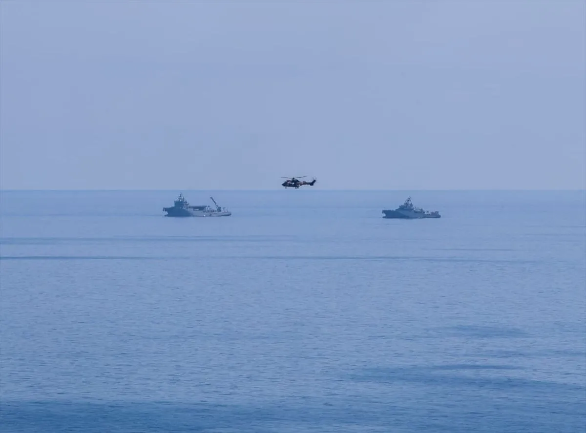 TCG Alemdar, KKTC'deki Arama Kurtarmaya Katıldı