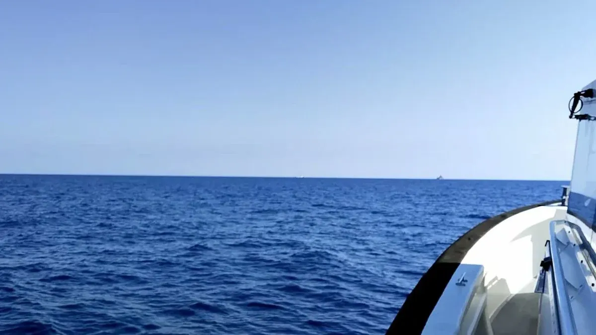 TCG Işın Gemisi Girne'de Arama Çalışmalarına Katıldı